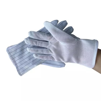A palma de nylon do poliuretano coube plutônio revestido da luva do trabalho de mão da segurança mergulhou a anti luva estática do ESD
