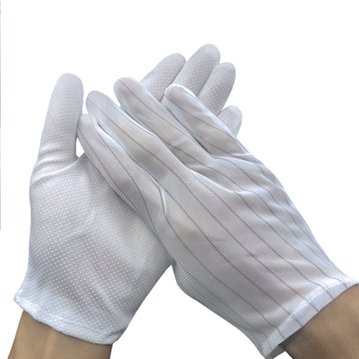 A palma de nylon do poliuretano coube plutônio revestido da luva do trabalho de mão da segurança mergulhou a anti luva estática do ESD