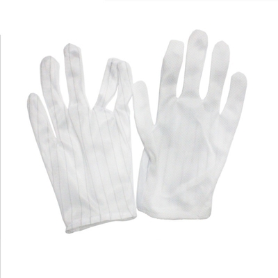 Plutônio preto estático do ESD das luvas de pouco peso de nylon do plutônio o anti revestiu luvas do trabalho da segurança