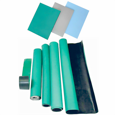 Pele 3mm eletrostática preta verde azul ESD Mat For Workbench de borracha de 2mm