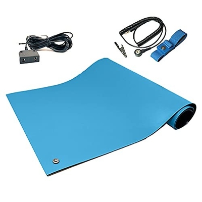Anti assoalho verde ESD Mat For Factory Cleanroom de borracha da fadiga