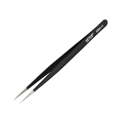 Pinça para extensão de pestanas Pinça rosa VETUS alta ESD anti-estática resistente e durável pinça para pestanas