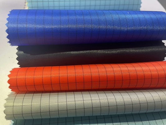 5mm ESD Grade Poliéster Antiestático Antiestático Tecido Condutor para Sala Limpa Tecido Sem Pó para Vestuário