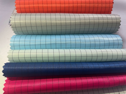 5mm ESD Grade Poliéster Antiestático Antiestático Tecido Condutor para Sala Limpa Tecido Sem Pó para Vestuário
