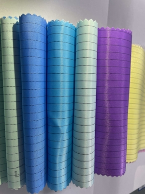 Pano uniforme de malha de 5 mm à prova de poeira para sala limpa, tecido antiestático ESD antiestático para roupas de trabalho