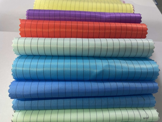 Pano uniforme de malha de 5 mm à prova de poeira para sala limpa, tecido antiestático ESD antiestático para roupas de trabalho
