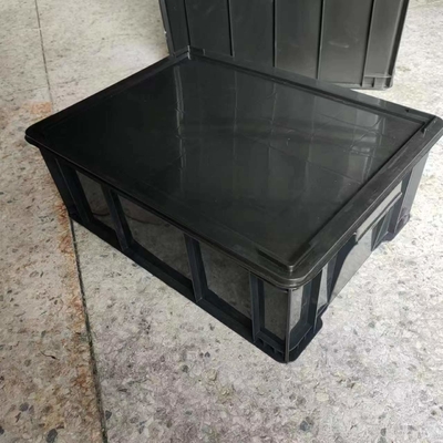 Recipiente ondulado de empacotamento componente plástico antiestático Tray Pallet Bin Conductive Boxe do ESD da caixa de armazenamento