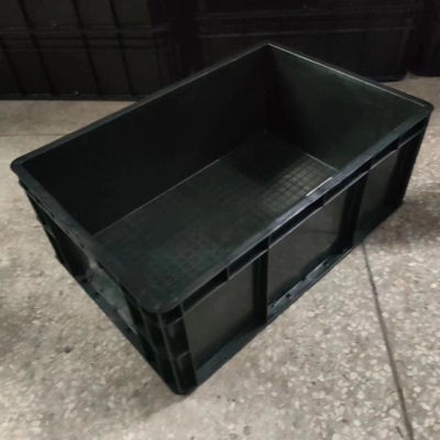 Da caixa antiestática preta pequena segura componente dos escaninhos de armazenamento do ESD da caixa do ESD bandeja de empacotamento estática pequena plástica condutora anti