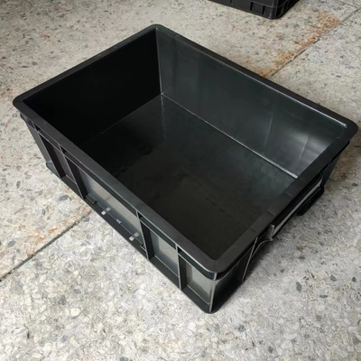 Da caixa antiestática preta pequena segura componente dos escaninhos de armazenamento do ESD da caixa do ESD bandeja de empacotamento estática pequena plástica condutora anti