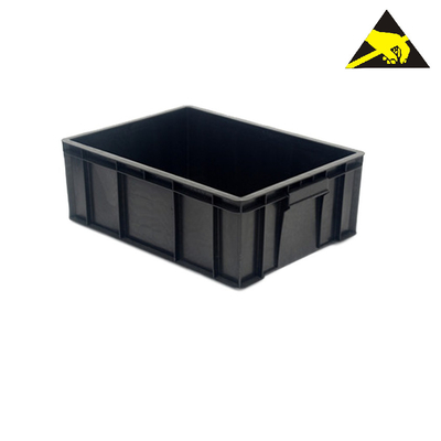 Bandejas recicláveis do PWB do ESD Tote Antistatic Storage Box Esd do equipamento de empacotamento para oficinas eletrônicas