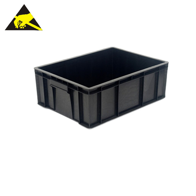 Bandejas recicláveis do PWB do ESD Tote Antistatic Storage Box Esd do equipamento de empacotamento para oficinas eletrônicas