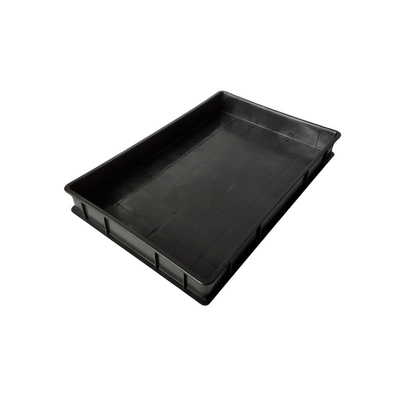 Anti caixas estáticas da caixa antiestática antiestática plástica do recipiente da caixa da dobradura do preto do ESD da bandeja para a eletrônica