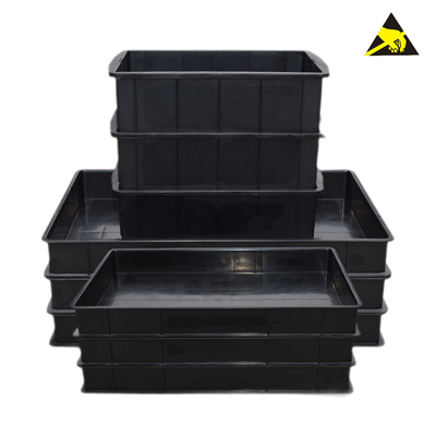 Caixas componentes antiestáticas de Tray Pallet Bin Anti-Static Conductive do recipiente do ESD do armazenamento dos PP