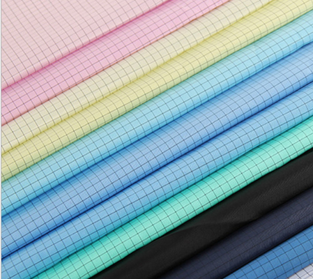 Telas estáticas do ESD do poliéster da grade de matérias têxteis 5MM da sala de limpeza condutora anti
