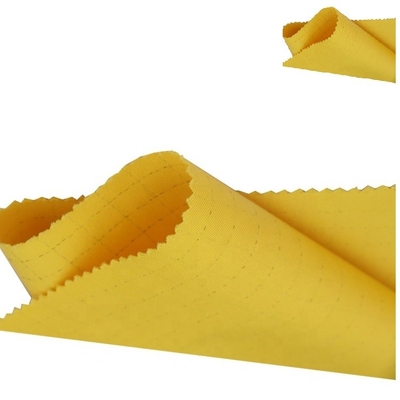 anti telas estáticas tecidas 108gsm do ESD para a roupa condutora do poliéster