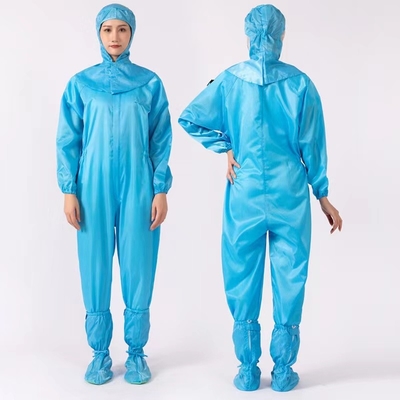 O quarto desinfetado do ESD veste combinação estática 100D*100D do terno do trabalhador a anti