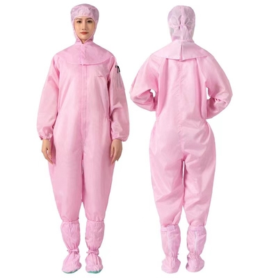 Roupa estática da prova da poeira do ESD dos vestuários da sala de limpeza autoclávica anti