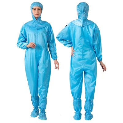 Roupa estática da prova da poeira do ESD dos vestuários da sala de limpeza autoclávica anti