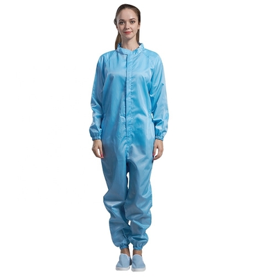 Fato-macaco unisex Dustproof do ESD dos anti vestuários estáticos respiráveis com zíper