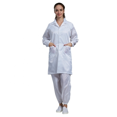Anti blusa estática do ESD dos vestuários DG001 para a sala de limpeza industrial