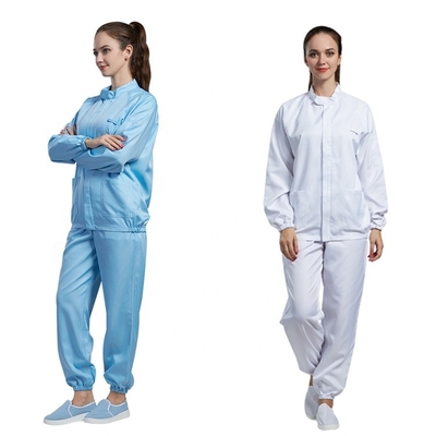 Roupa de trabalho antiestática do vário poliéster seguro das blusas do ESD da cor