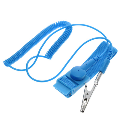 Bracelete estático sem fio estático elástico do PVC da correia de pulso 2.2MM de Fairtech anti ESD anti
