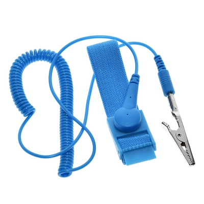 Bracelete estático sem fio estático elástico do PVC da correia de pulso 2.2MM de Fairtech anti ESD anti