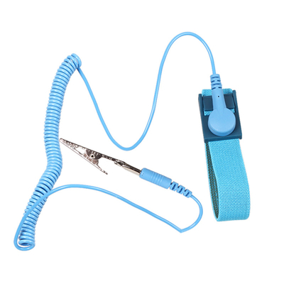 Vária cor da anti faixa estática de nylon da proteção da correia de pulso do ESD para a sala de limpeza