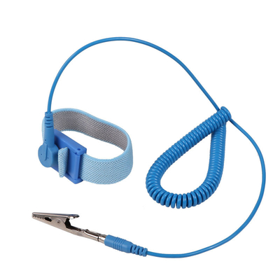agrafo estático ajustável de Elastic LEKO do protetor da correia de pulso de 1.8m anti ESD