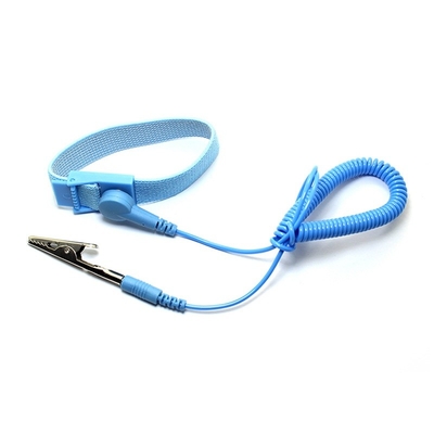 agrafo estático ajustável de Elastic LEKO do protetor da correia de pulso de 1.8m anti ESD