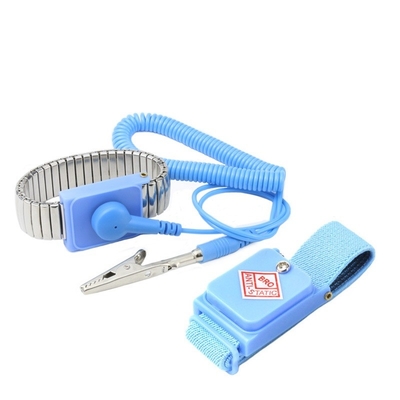 Cabo instantâneo estático do plutônio do plutônio 2.5mm do protetor 10mm do pulso da faixa da correia de pulso do ESD anti