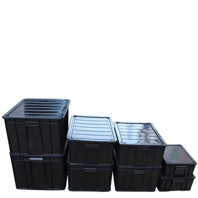 Componente seguro plástico reciclado dos PP do carretel de SMT dos escaninhos do ESD com tampa