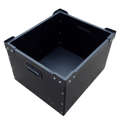 Suporte de fita impermeável preto do armazenamento do carretel da caixa SMD do recipiente plástico do ESD