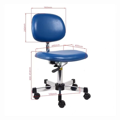 Da altura ergonômica da cadeira do laboratório do ESD estática ajustável anti para a sala de limpeza