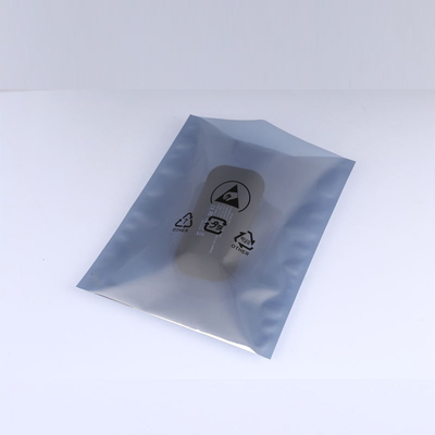 zíper estático do pacote de 0.075mm ESD selo traseiro de alumínio superior aberto do anti