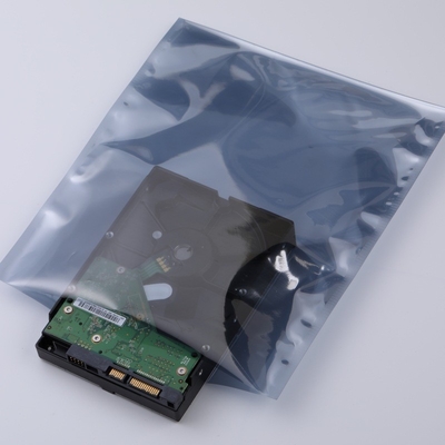zíper estático do pacote de 0.075mm ESD selo traseiro de alumínio superior aberto do anti
