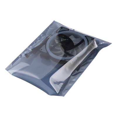zíper estático do pacote de 0.075mm ESD selo traseiro de alumínio superior aberto do anti