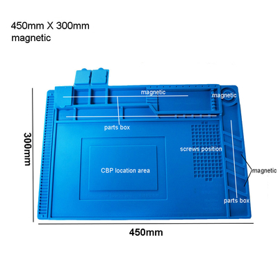 Jogo estático de Mat Soldering Insulation Work Station do reparo do silicone anti