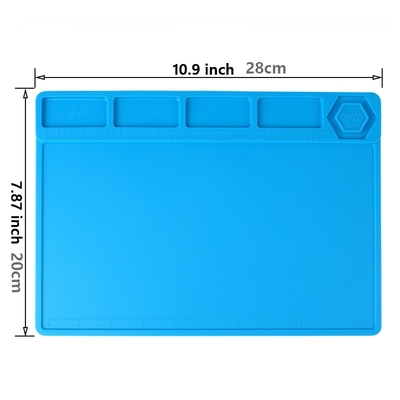 Almofada resistente ao calor de Mat Maintenance Platform Anti Static do trabalho do ESD 5mm para o reparo móvel