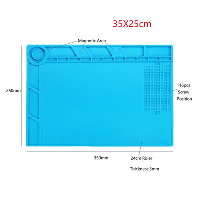 Almofada de solda ESD anti Mat Heat Resistant Repair Tools de solda estático do silicone