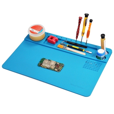 almofada resistente ao calor de 655g Esd Mat Welding Silicone Soldering Insulation