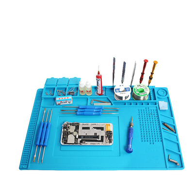 almofada resistente ao calor de 655g Esd Mat Welding Silicone Soldering Insulation