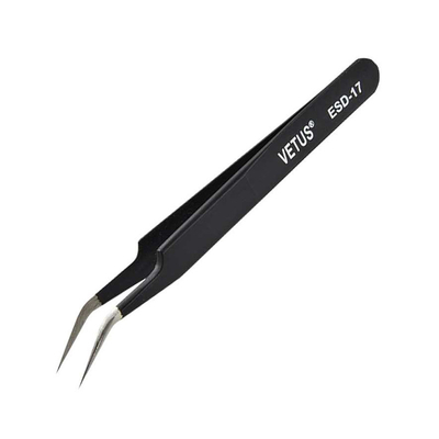 Pinça antiestática Lash Tweezers condutor da sobrancelha do ESD Vetus