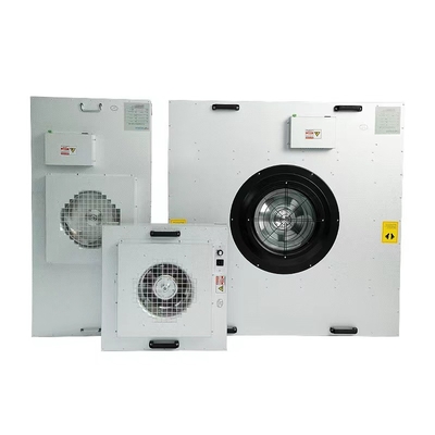 Três filtro do fã do fluxo laminar FFU HEPA da sala de limpeza da unidade de filtro de Hepa das engrenagens