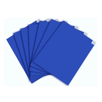Uso pegajoso de Mat Floor For Hospital Cleanroom da sala de limpeza azul descartável