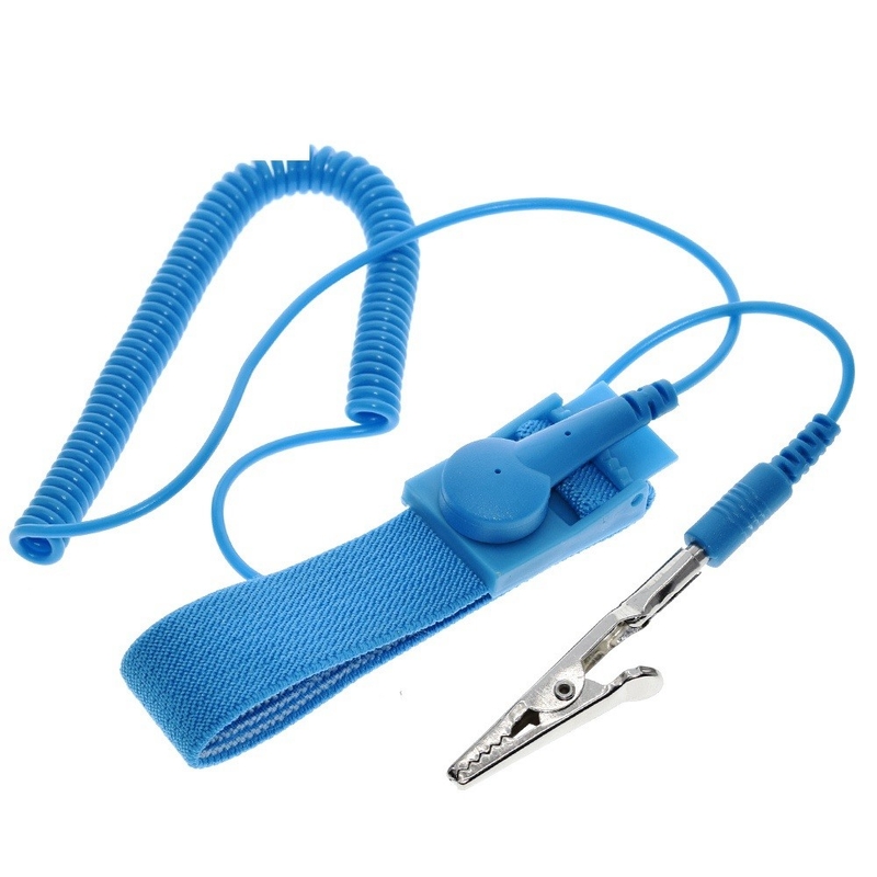Bracelete estático sem fio estático elástico do PVC da correia de pulso 2.2MM de Fairtech anti ESD anti