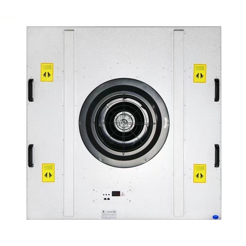 Três filtro do fã do fluxo laminar FFU HEPA da sala de limpeza da unidade de filtro de Hepa das engrenagens