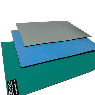 Grey Green preto azul ESD Mat For Electronic Assembly de borracha 120cm x 90cm