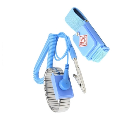 Cabo instantâneo estático do plutônio do plutônio 2.5mm do protetor 10mm do pulso da faixa da correia de pulso do ESD anti